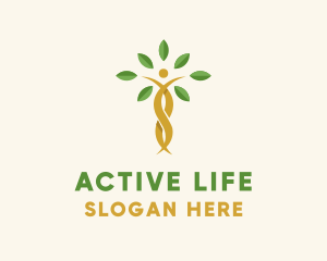 Tree Human Wellness logo design