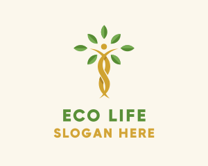 Tree Human Wellness logo design