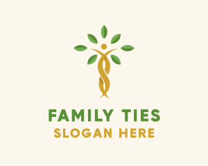 Tree Human Wellness logo design