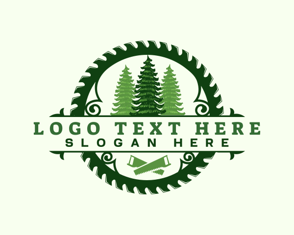 Woodwork Tree Sawmill logo