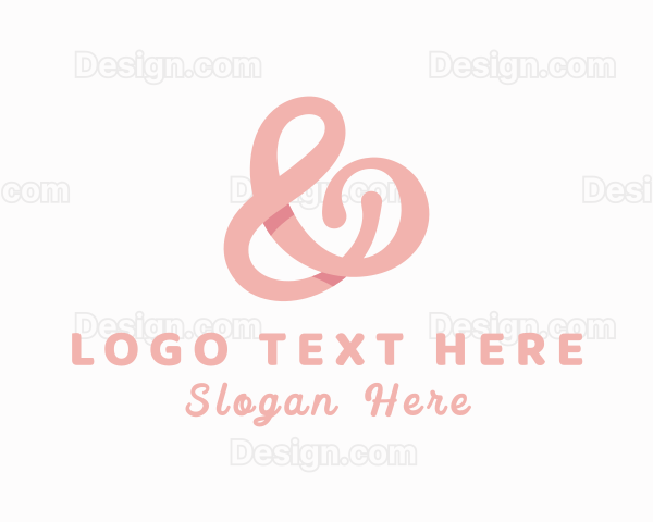 Stylish Fashion Ampersand Logo