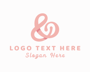 Stylish Fashion Ampersand Logo