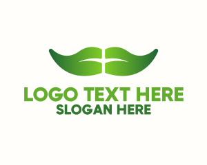 Green Leaf Moustache logo