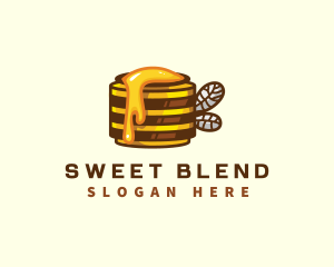 Honey Jar Bumblebee logo design