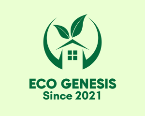 Green Eco Real Estate logo design