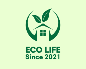 Green Eco Real Estate logo design