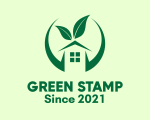 Green Eco Real Estate logo design