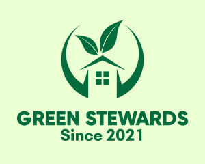 Green Eco Real Estate logo design