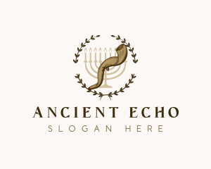 Ancient Horn Instrument logo design