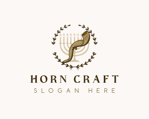 Ancient Horn Instrument logo design