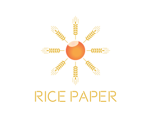 Sun Wheat Crop logo design