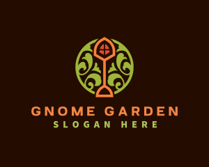 Gardening Shovel Landscaping logo design