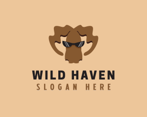 Wild Moose Shades logo design