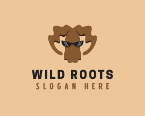 Wild Moose Shades logo design