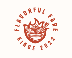 Flame Noodle Restaurant logo