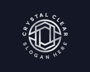 Silver Crypto Letter O    logo design