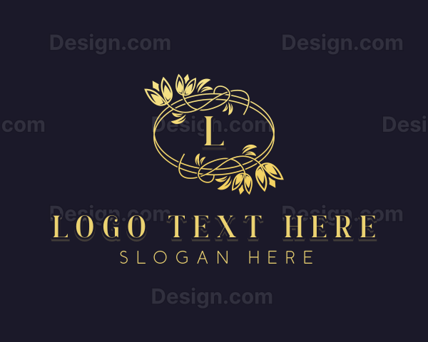 Flower Wedding Event Logo