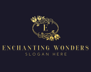 Flower Wedding Event logo design