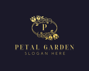 Flower Wedding Event logo design