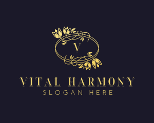 Flower Wedding Event logo design