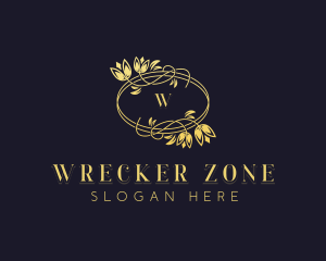 Flower Wedding Event logo design