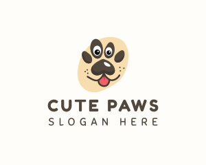 Dog Paw Pet logo design