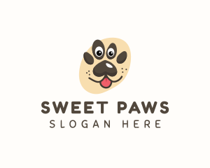 Dog Paw Pet logo design