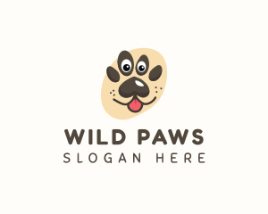 Dog Paw Pet logo design