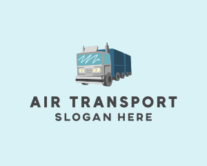 Long Haul Truck  logo design