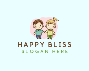 Happy Kids Nursery logo design