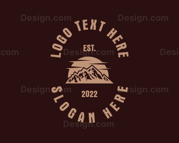 Mountain Peak Nature Logo