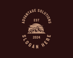 Mountain Peak Nature  Logo