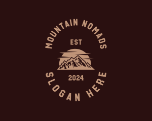 Mountain Peak Nature  logo design