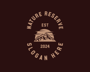 Mountain Peak Nature  logo design