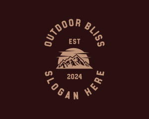 Mountain Peak Nature  logo design