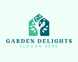 Botanical Garden Birdhouse logo design