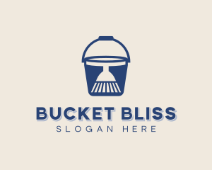 Mop Bucket Janitorial logo design