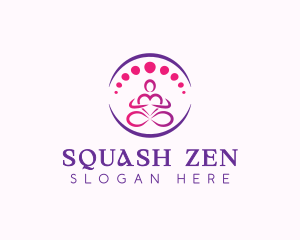 Wellness Yoga Meditation logo design