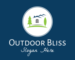 Outdoor Forest Houses logo design