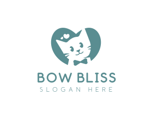 Kitten Veterinary Pet Care logo design