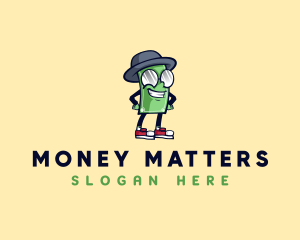 Money Cash Mascot logo design