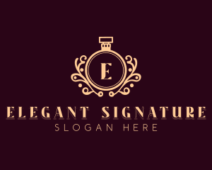 Elegant Fragrance Perfume logo design