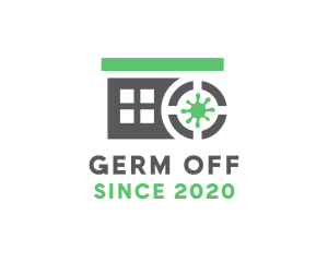 Germ Cleaning Sanitation logo design