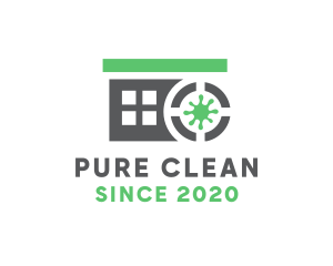 Germ Cleaning Sanitation logo design