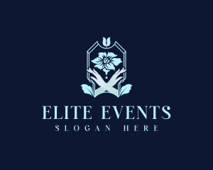 Wedding Event Flower logo