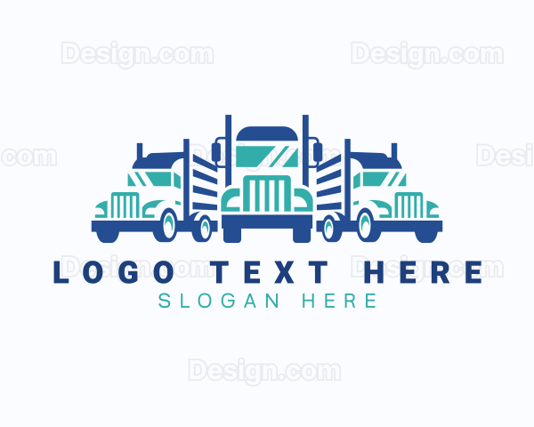 Truck Cargo Delivery Logo