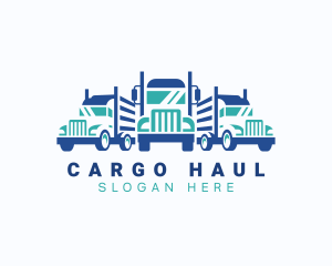 Truck Cargo Delivery logo design