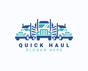 Truck Cargo Delivery logo design