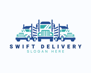 Truck Cargo Delivery logo design