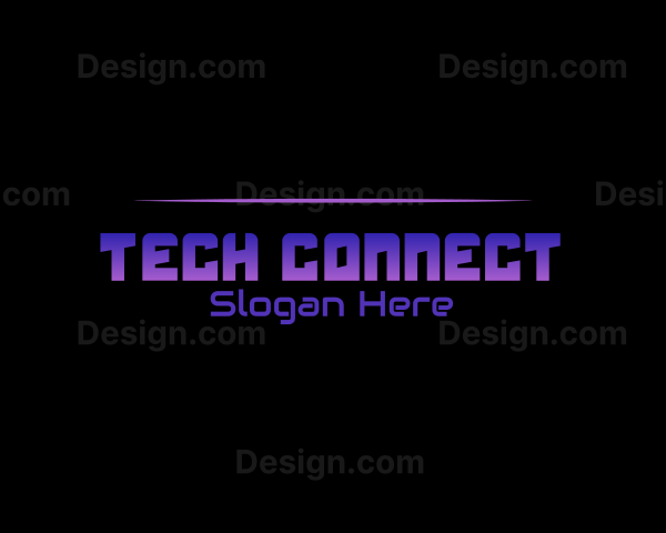 Bold Futuristic Tech Logo